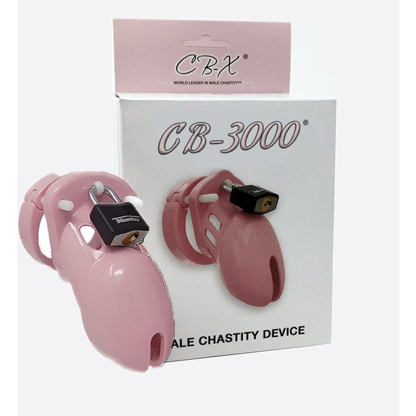 CHASTITY DEVICE SOLID PINK 3 1/4 "